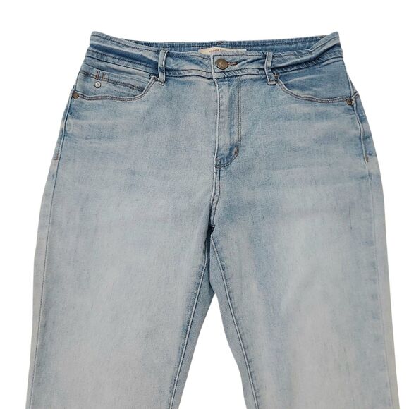 Levi's Jeans Womens 27 Blue Ribcage Boot Light Wash Stretch Ride Comfort Denim - Picture 2 of 11